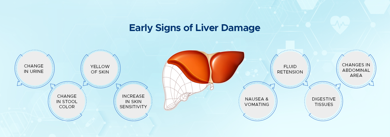 early signs of liver damage