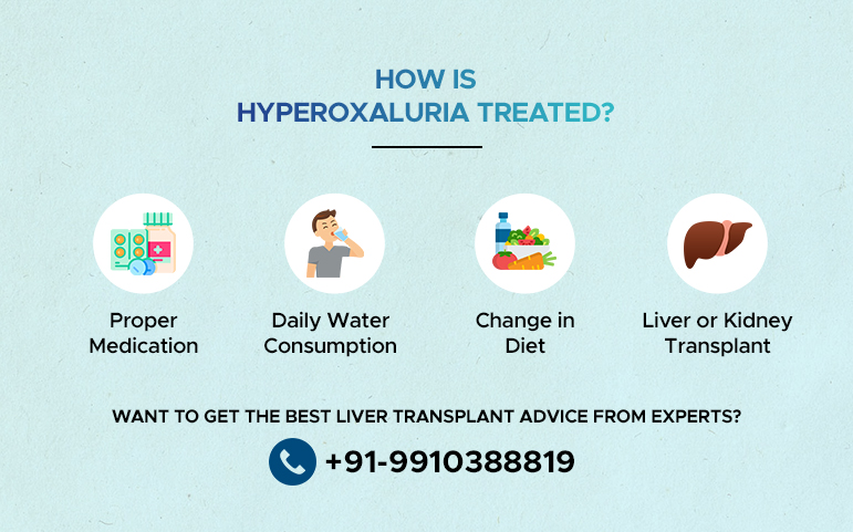 how is hyperoxaluria treated