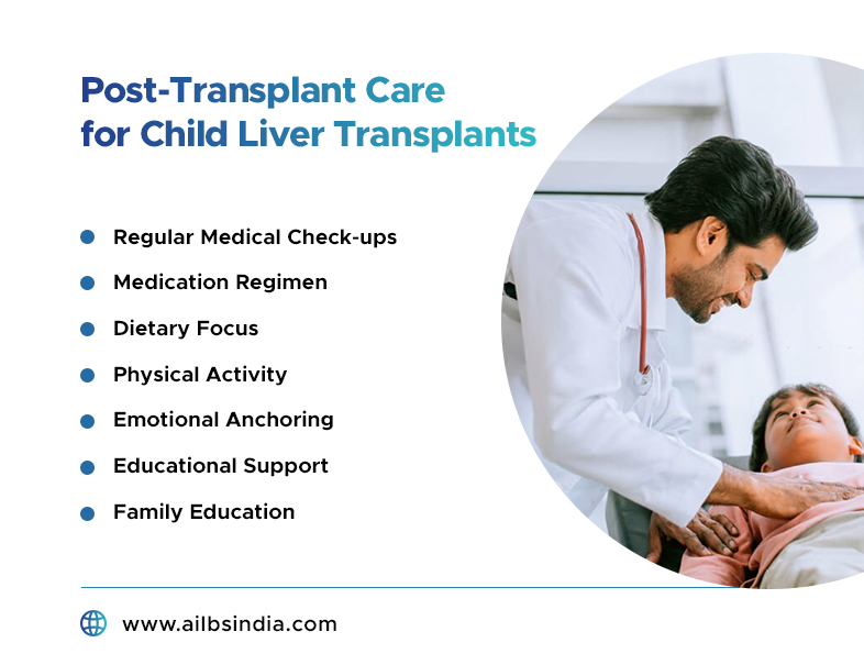 post transplant care for child liver transplants